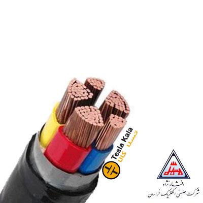 کابل مفتولی (زمینی) نمره 25×5 برند افشار نژاد خراسان ( صد متر )